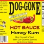 Honey Rum Hot Sauce Label