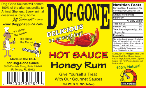 Honey Rum Hot Sauce