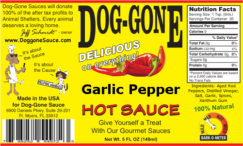Garlic Pepper Hot Sauce